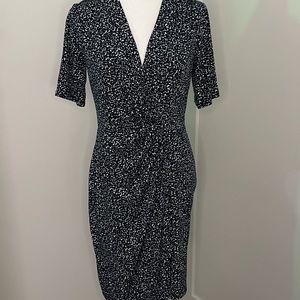 Blue Speckled Banana Republic Dress